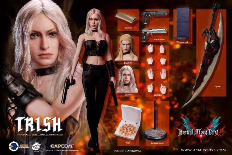 Asmus Toys Devil May Cry Trish 1/6 Action Figure DELUXE Rooted