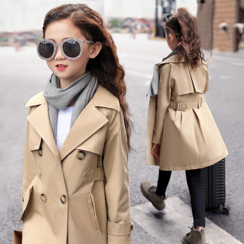 Girls'windshirt 2023 Spring and Autumn Clothing of the new Korean Ocean Gas Autumn Carcher Children's Clothing Costume