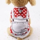 Pet Sweater Dog Quần áo Net mùa xuân đỏ và mùa thu gấu Teddy mỏng Xi Ke Kefa Luật Bomei Cat Puppy Trang phục - Quần áo & phụ kiện thú cưng