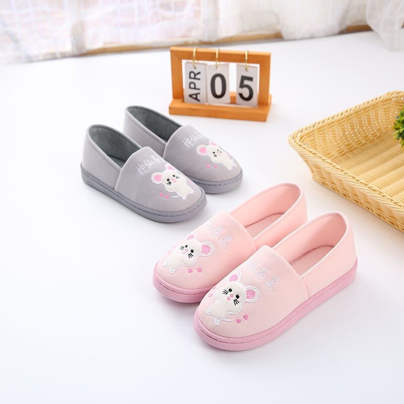 Moon Shoes Summer Thin bag heel Thick Bottom Breathable Pregnant Woman Shoes Postnatal Indoor Maternity June 5 Spring and Autumn Season Sub-slippers