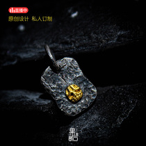 (Guoshi designer) 2021 Vlp love gift gold version of the body brand sterling silver forging inlay