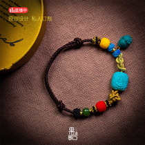 (Fruit stone design) fruit single circle hand-woven fruit word Shell cloud main beads various styles can be customized