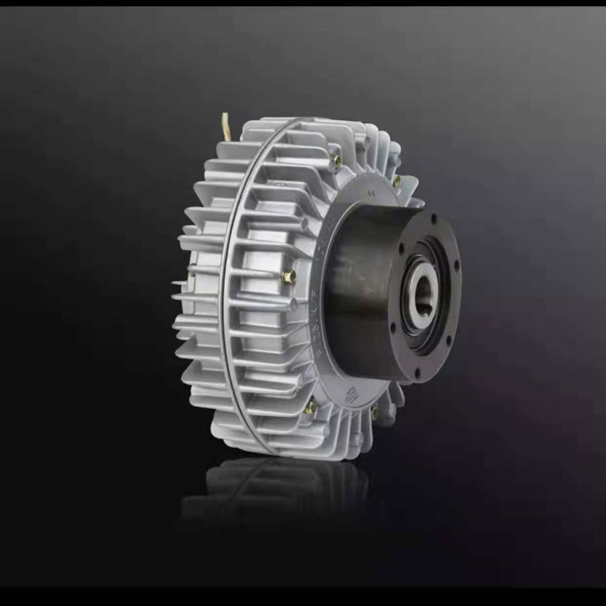 Shell rotating magnetic powder clutch magnetic powder brake hollow outer rotating magnetic powder clutch tension winding 24V