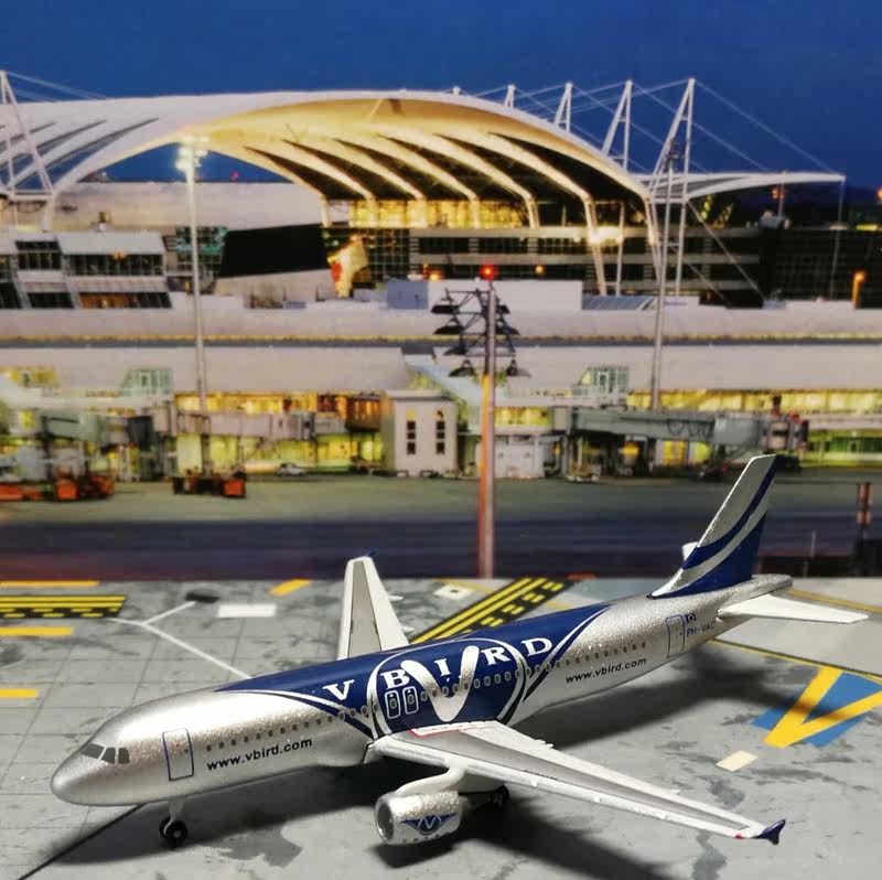 1:500 День авиалайнера Vbird авиация Airbus A320 статический сплав металл самолет модель Модель игрушка