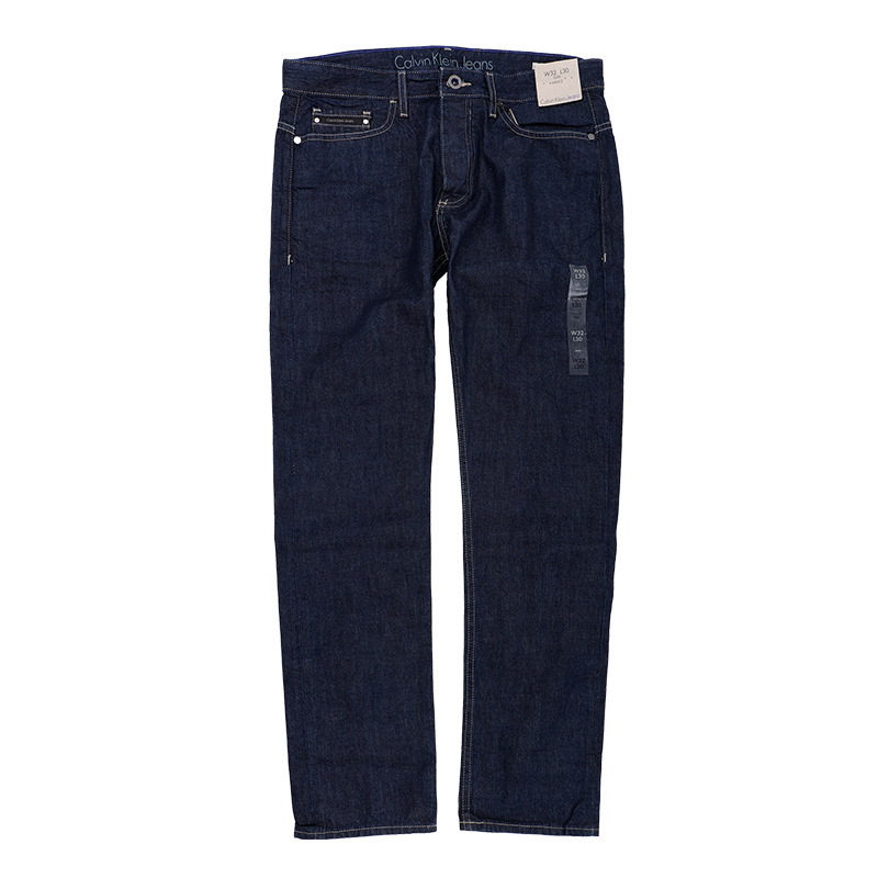 Ck Calvin Klein American Men's Slim-Fit Washed Cotton Casual Jeans Trousers