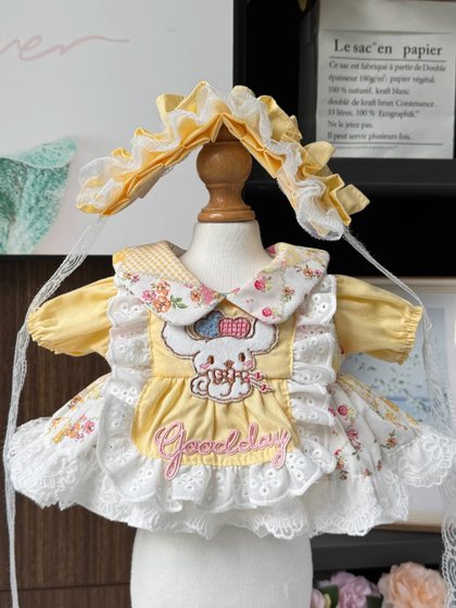 40cm棉花娃娃衣服星黛露玲娜贝儿着替替换装毛绒玩具公仔手工礼服