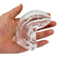 Soft glue JJ condom ring to prevent erection chastity lock for men chastity lock semen condom CB birdcage for abstinence