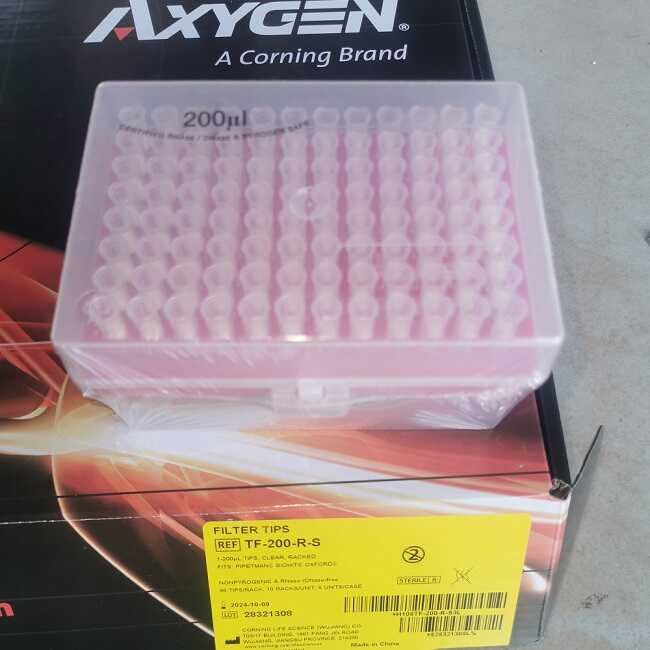 Axygen 200ul滤芯吸头 无菌无酶 TF-200-R-S