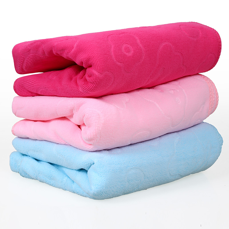 Hongai Minghuo moxibustion thickened fine fiber adult bath towel beauty 70*140 lengthened