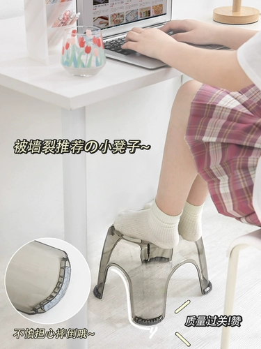 Пластиковая скамейка гостиной домашний журнальный столик, ужин, карликовая табуретка Ackli Семейство запасное прозрачное кресло