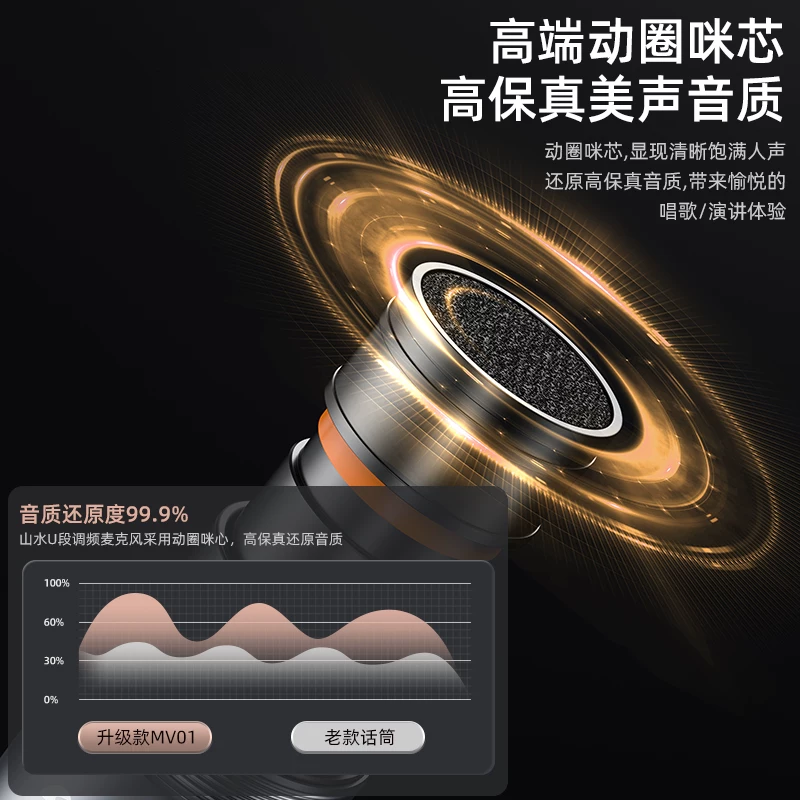 Sansui, professional wireless travel universal microphone