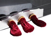 Pedal cover Piano exquisite foot cover Velvet dust cover Piano cover Foot pedal cover Stool cover