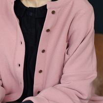 Two people produce LRCP ) interest and love ) soft texture sense thin open jacket sweater special