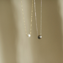 LRCP) bright) 18K gold Tahiti Japanese Akoya pearl necklace Special