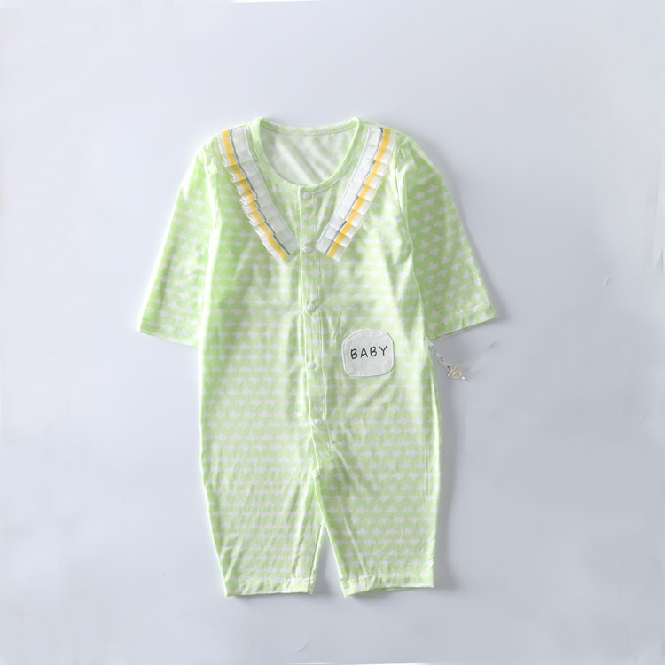 Thân thiện với trái tim Babe nam giới và phụ nữ bé bông siêu mỏng mở tập jumpsuit trẻ sơ sinh dài tay mở tập tin haber 59-80 mét