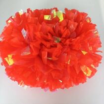 Cheerleading team flower ball cheerleading hand flower colorful crystal color ball dance school large event props