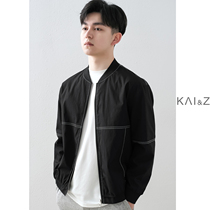 Mens Jacket Spring and Autumn 2022 New Loose Trend Thin Tops Baseball Collar Casual Spring Jackets for Men