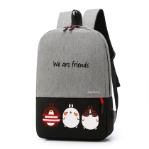 Laptop bag backpack printing shoulder bag student schoolbag cute literary small fresh college casual womens bag