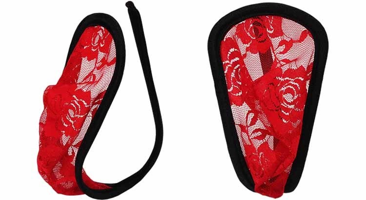 2018 mới ren c-quai quần thong cotton nguyên chất liền mạch t quần trong suốt vô hình gợi cảm nam giới quần lót lọt khe nam 
