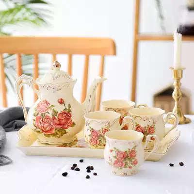 English afternoon tea set set Tea Cup ceramic cup household coffee cup European retro cup water cup set