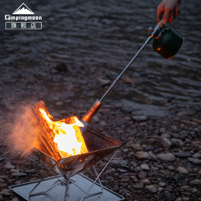 CAMPINGMOON big doctor spray gun extended distance burning pig hair point charcoal spray gun high power igniter