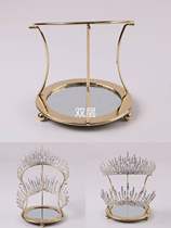 Golden diamond bride 20201 ete brand color-preserving crown headdress display rack Jewelry crown hair accessories display rack