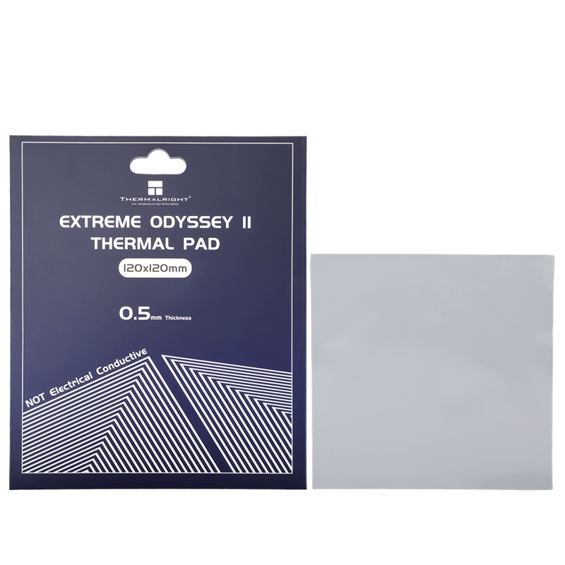 Limin Odysseyⅱ Thermal Silicone Pad with Thermal Conductivity Coefficient of 14.8W/Mk, Non-Conductive, 120×120×0.5mm Limin Odysseyⅱ Thermal Silicone Pad with Thermal Conductivity Coefficient of 14.8W/Mk, Non-Conductive, 120×120×0.5mm
