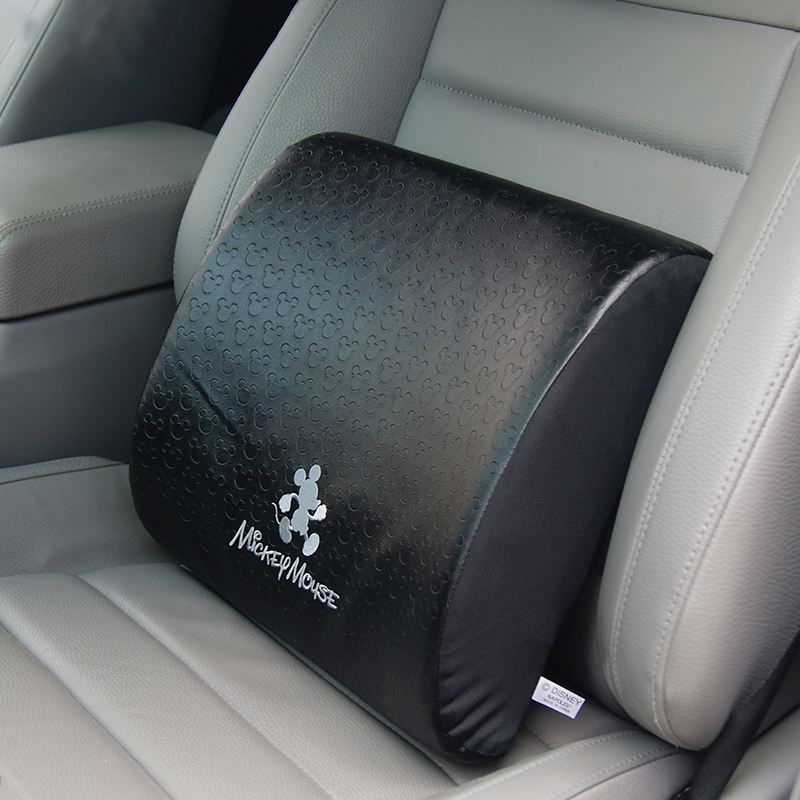 Genuine Mickey memory foam car lumbar headrest car backrest cushion lumbar pillow car lumbar pad neck pillow