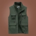 Áo vest không tay, vest nam, vest, mặc mùa hè, lưới nam, giản dị, cỡ lớn, chụp ảnh câu cá, vest ngoài trời - Dệt kim Vest vest nam Dệt kim Vest