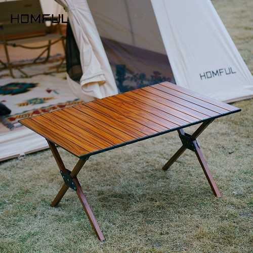 HOMFUL Дорожное складное портативное металлическое сверхлегкое снаряжение для кемпинга, алюминиевый сплав