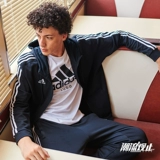 Adidas, спортивный костюм для отдыха, куртка подходит для мужчин и женщин, подходит для весны и осени