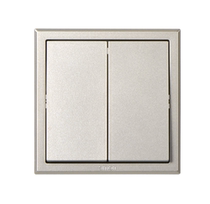 Simon two-position dual-control reversing switch champagne color (S3044-1046)