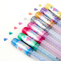 Morning light Color Gleaming Pens Children 8 Color Elementary School Students Painting Graffiti Pen Mark Pen GP1311