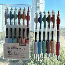 New morning light stationery retro - color press neutral pen 02315 students notes graffiti pen DIY card pen recommended