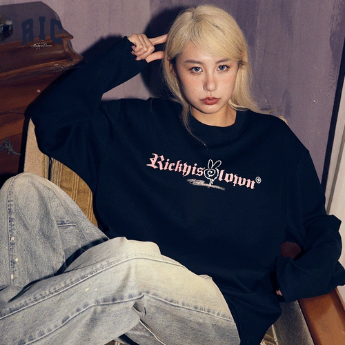 Ric Gothic Basic Flound Plound Long -sleeed T -Fork