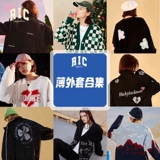 RickyisClown Осенняя демисезонная куртка, свитер для влюбленных, парная одежда, этнический стиль