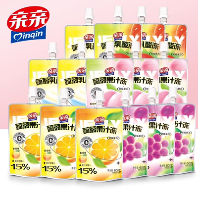 亲亲吸吸果冻60g乳酸果冻多口味0脂肪零食蒟蒻果汁冻