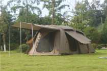 los maple outdoor inflatable camping anti-rainstorm thickening air column 5-8 people automatic tent drip