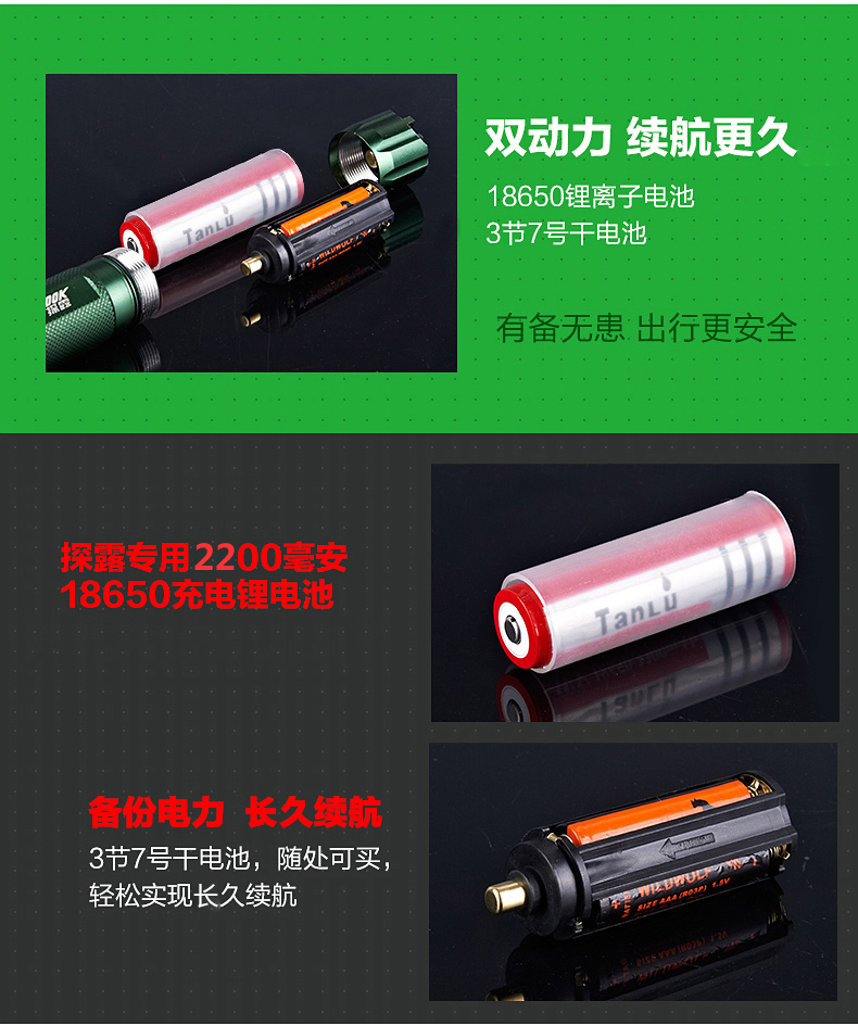 Đèn pin ngoài trời siêu sáng chói ánh sáng chiếu xa tầm xa sạc đèn led mini lĩnh vực lực lượng đặc biệt nhà đèn pin để bàn