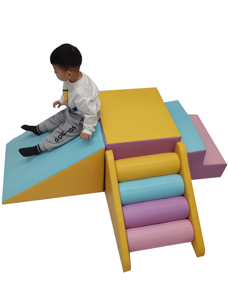 Baby Soft Climbing Ladder Home Baby Climbing Combined Slide Ladder Bed Climbing Tasteless Waterproof Crashworthy Soft-bag Customizable-Taobao