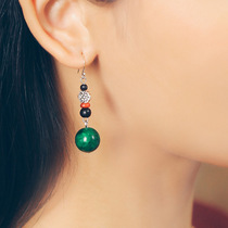 Phoenix Nirvana earrings 2020 new personality niche design sense retro high-class temperament long drop earrings for women