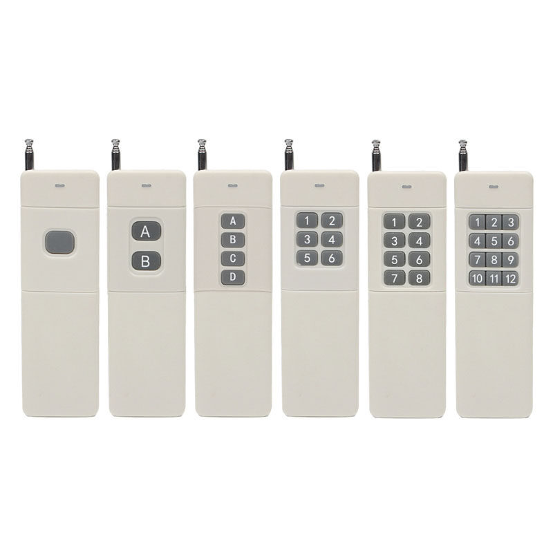 Large button of wireless remote control 315M long distance 1000m transmitter high power remote control handle