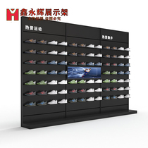 Shoe store shoe rack clothing store display rack sports shoe rack sporting goods display rack wall live broadcast sample room shoe cabinet