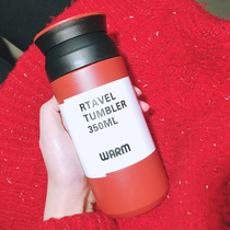 Japanese thermos cup Female student portable creative ins Sen Department drinking cup Small fresh mens literary coffee cup