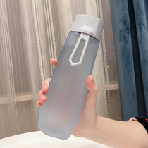 Large capacity hand cup creative portable plastic Cup mens and womens space Cup Sports Cup fitness with lid student Cup