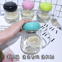 Korean version of the creative small cup for male and female students Simple personality cup with handle portable tea cup