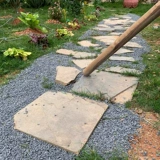 Черная гравийная вода для мытья вода камень сухой ландшафт сад ландшафтный ландшафтный дизайн камни темно -серый мыть рис Камень Черный камень Черный камень