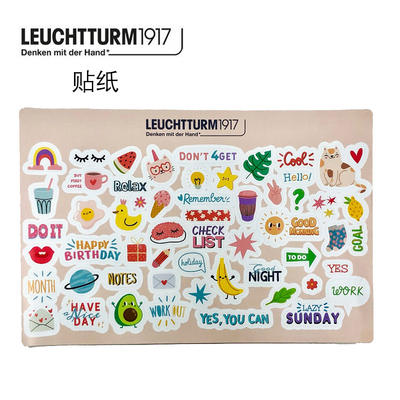 Cute diy materials for German Lighthouse leuchtturm notebooks, handbooks, notepads and self-adhesive stickers in stock