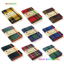 Spot Scotland waverley Waverley Notebook Classic Series Tartan cloth pocket notepad