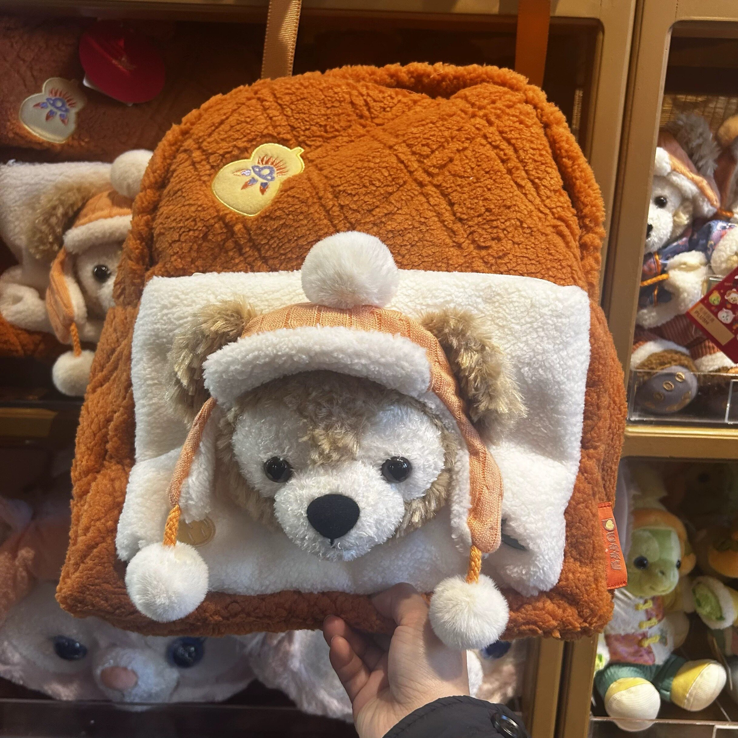 Ранец 特价上海迪士尼代购玲娜贝儿双肩包olu背包环球七宝托特包书包 Disney